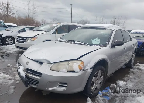 2002 Dodge Stratus Se Plus из США, поврежденный, VIN 1B3EL46X82N355501
